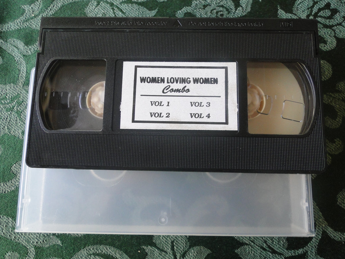 Vintage Adult XXX VHS Porn Tape X-Rated Women Loving Women Combo X4