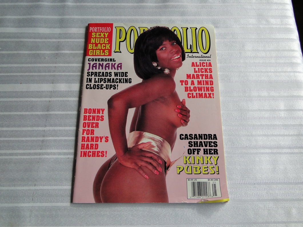 Vintage Nude Erotic Sexy Adult Magazine Portfolio International 1994      SK1