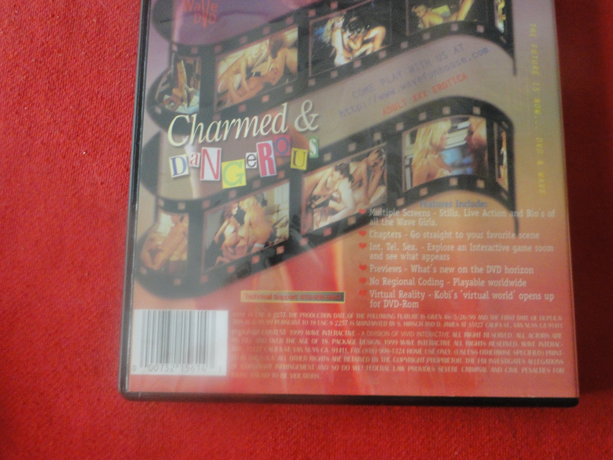 Vintage Adult Porn XXX DVD Erotic Movie Charmed & Dangerous Amber Lynn –  Ephemera Galore