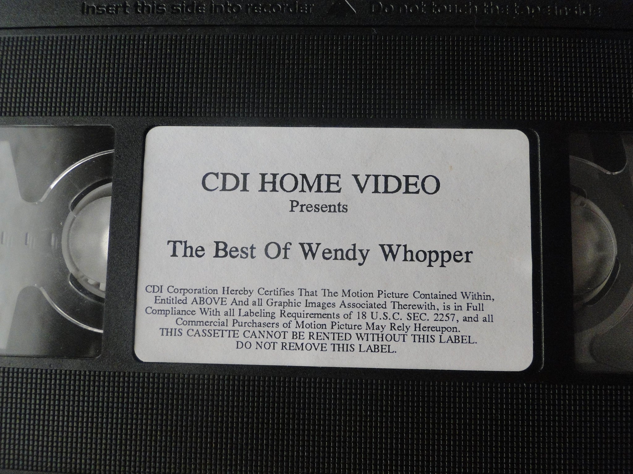 Vintage Adult XXX VHS Porn Tape X-Rated CDI Home Video The Best of Wen –  Ephemera Galore