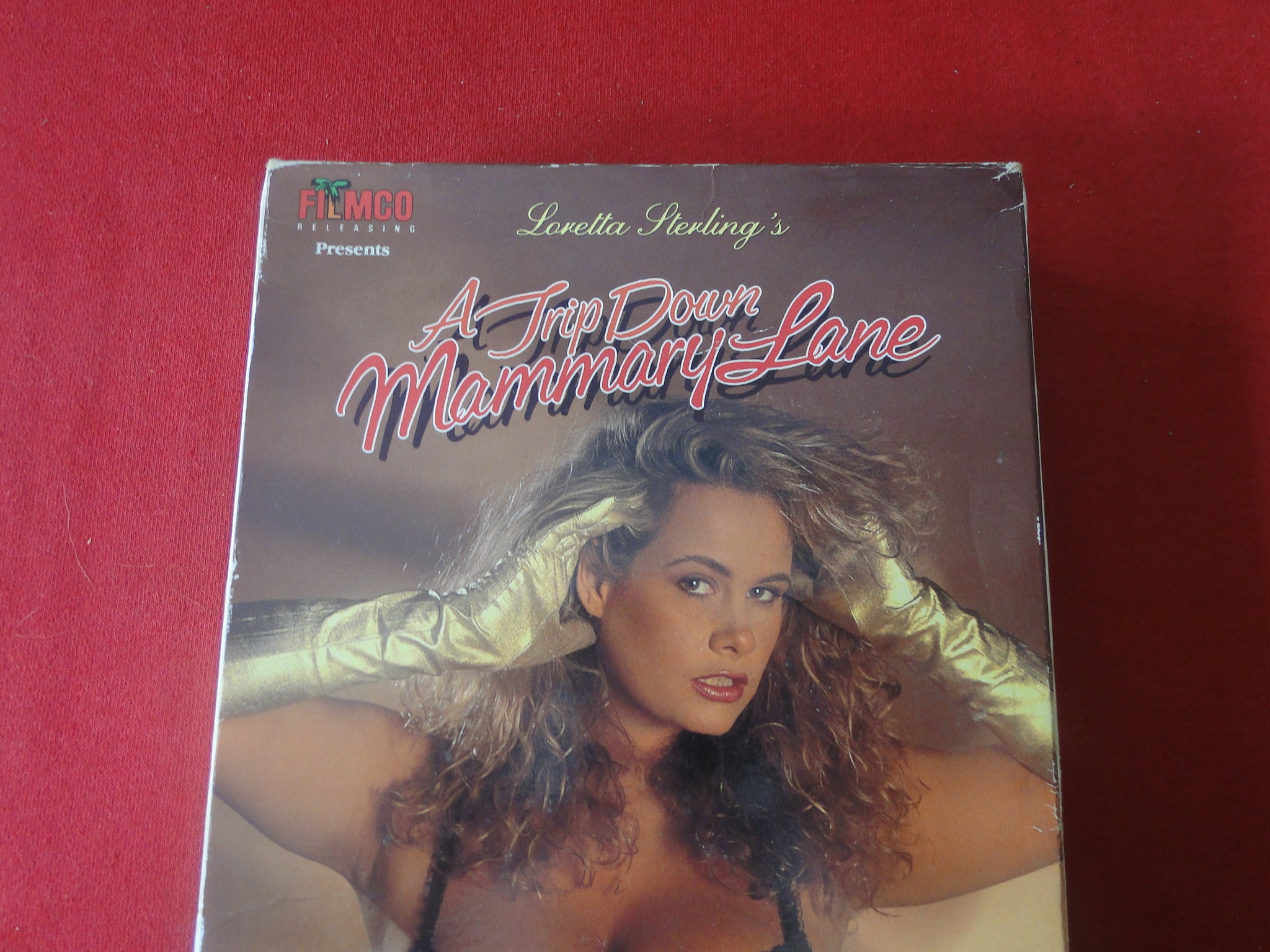 Vintage Adult XXX VHS Porn Tape Movie A Trip Down Mammary Lane  