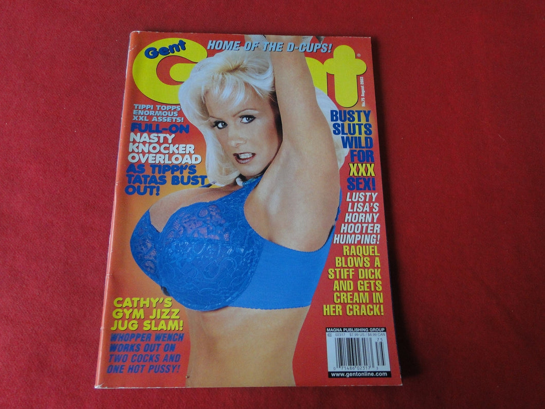 Vintage Nude Erotic Sexy Adult Magazine Gent August 2003           P84