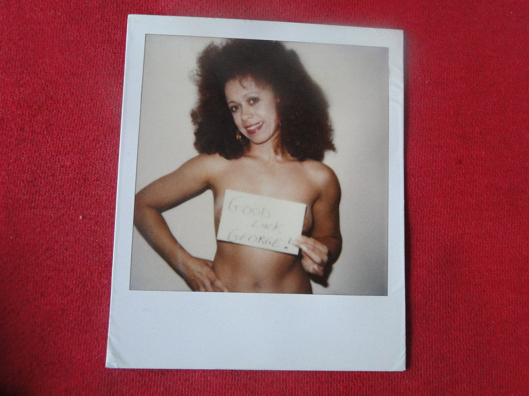 Vintage Nude Erotic Sexy Woman Polaroid Photo     AD4