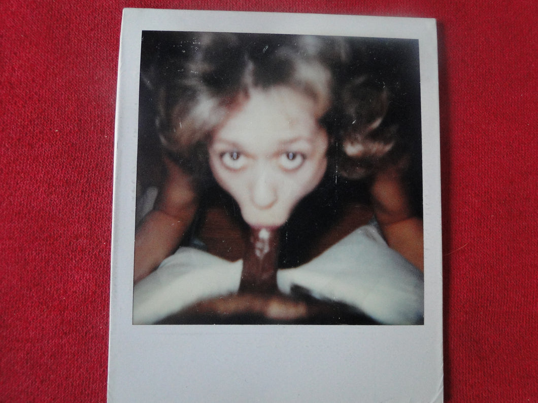 Vintage Nude Erotic Sexy Woman Polaroid Photo Puerto Rican Blow Job Photo   AD11