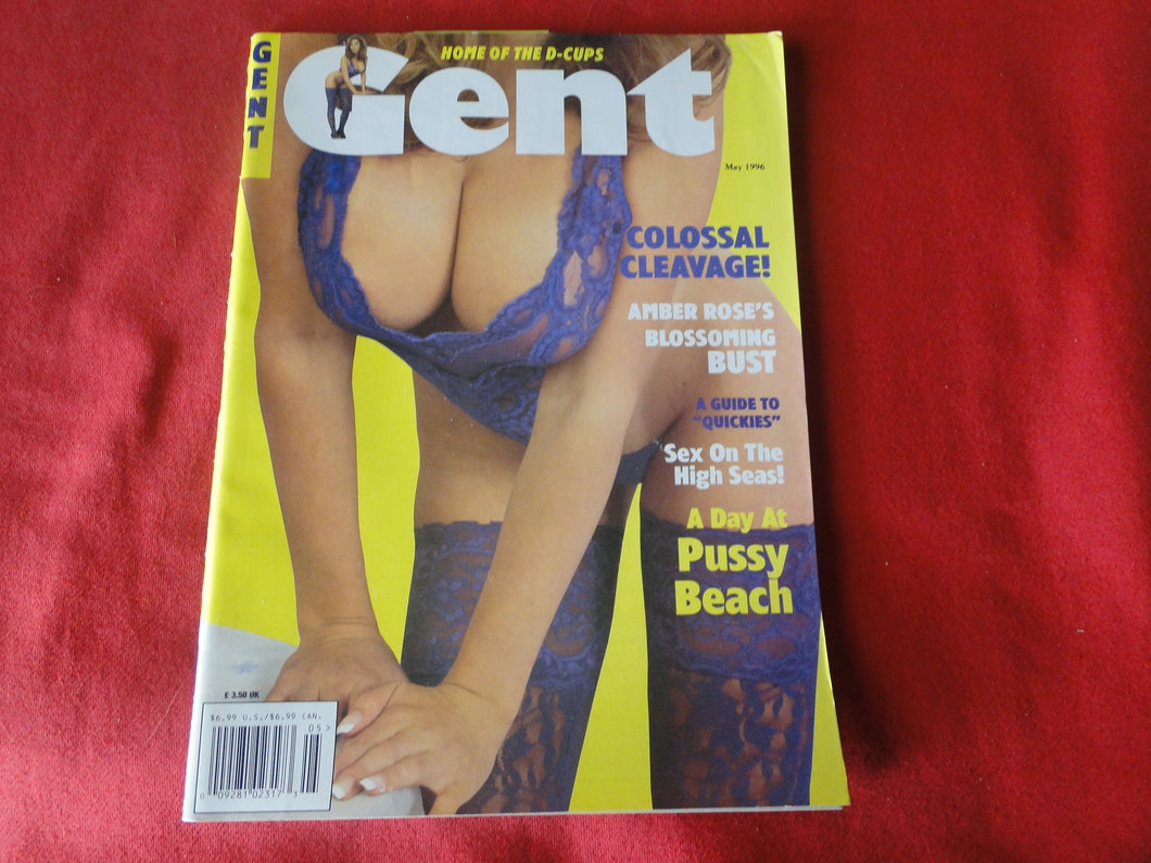 Vintage Nude Erotic Sexy Adult Magazine Gent May 1996            P70