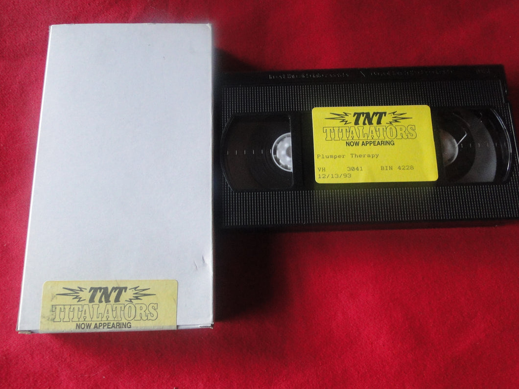 Vintage Adult XXX VHS Porn Tape Big Tits TNT Titalators Plumper Therap –  Ephemera Galore