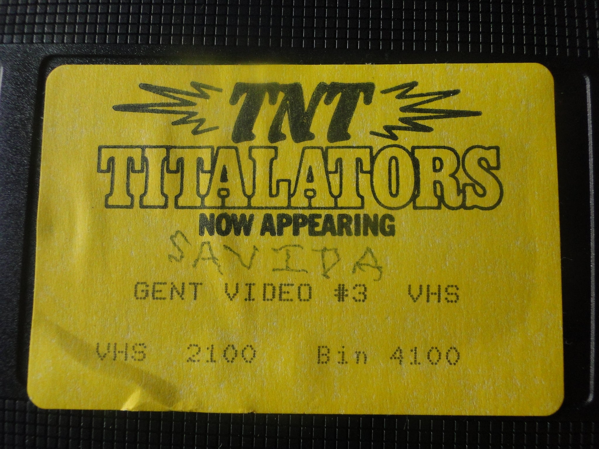 Vintage Adult XXX VHS Porn Tape Big Tits TNT Titalators Gent Video #3 –  Ephemera Galore