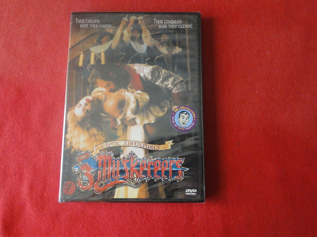 Vintage Adult Erotic Sexy Porn XXX DVD Movie SEALED The 3 Musketeers F –  Ephemera Galore