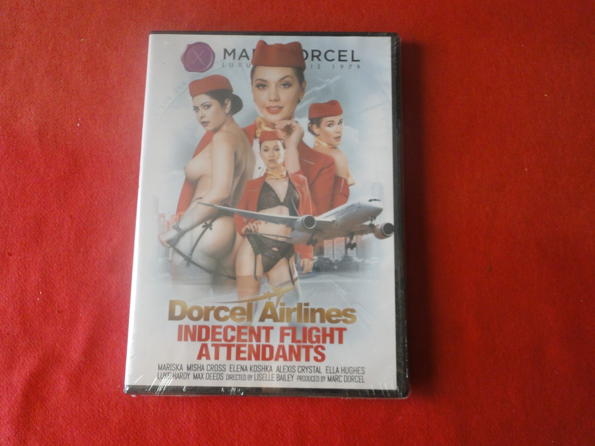 Vintage Adult Erotic Sexy Porn XXX DVD Movie SEALED Dorcel Airlines In –  Ephemera Galore