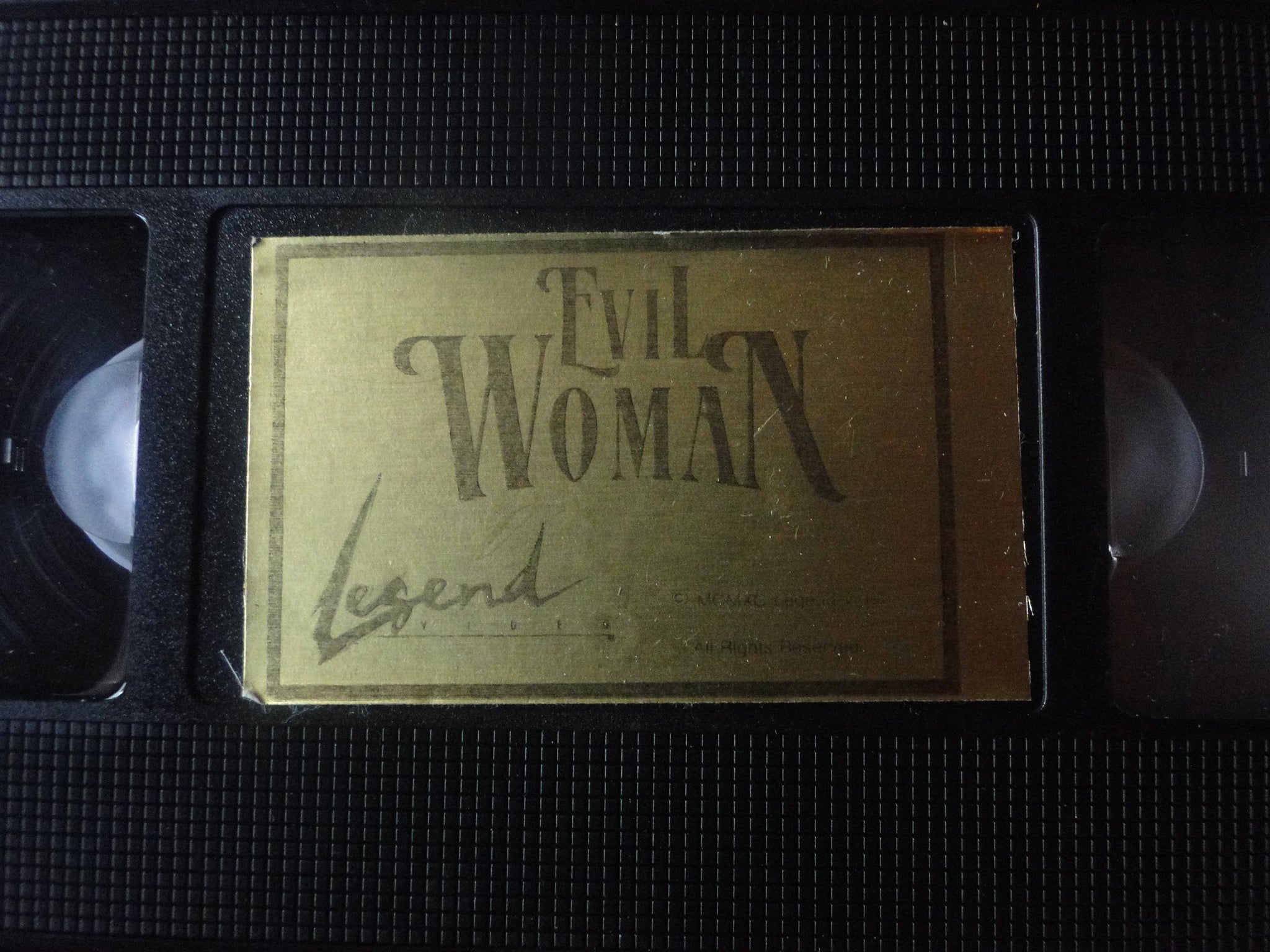 Vintage Adult XXX VHS Porn Tape Legend Evil Woman P92 – Ephemera Galore