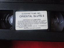 Load image into Gallery viewer, Vintage Adult XXX VHS Porn Tape Sunshine Films Oriental Sluts 3     P92
