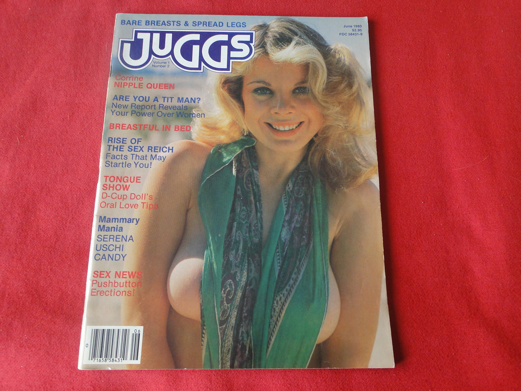 Vintage Nude Erotic Sexy Adult Magazine Juggs June 1980            P70