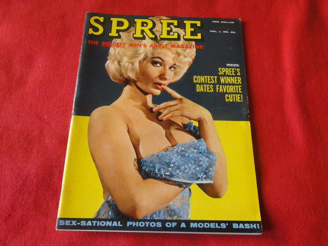 Vintage Nude Erotic Sexy Adult Magazine Spree 1960 JB3a – Ephemera Galore