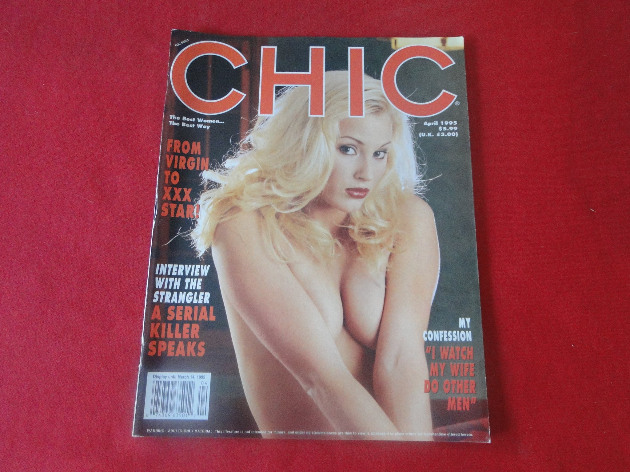 Vintage Nude Erotic Sexy Adult Magazine Chic April 1995 JB2 – Ephemera  Galore