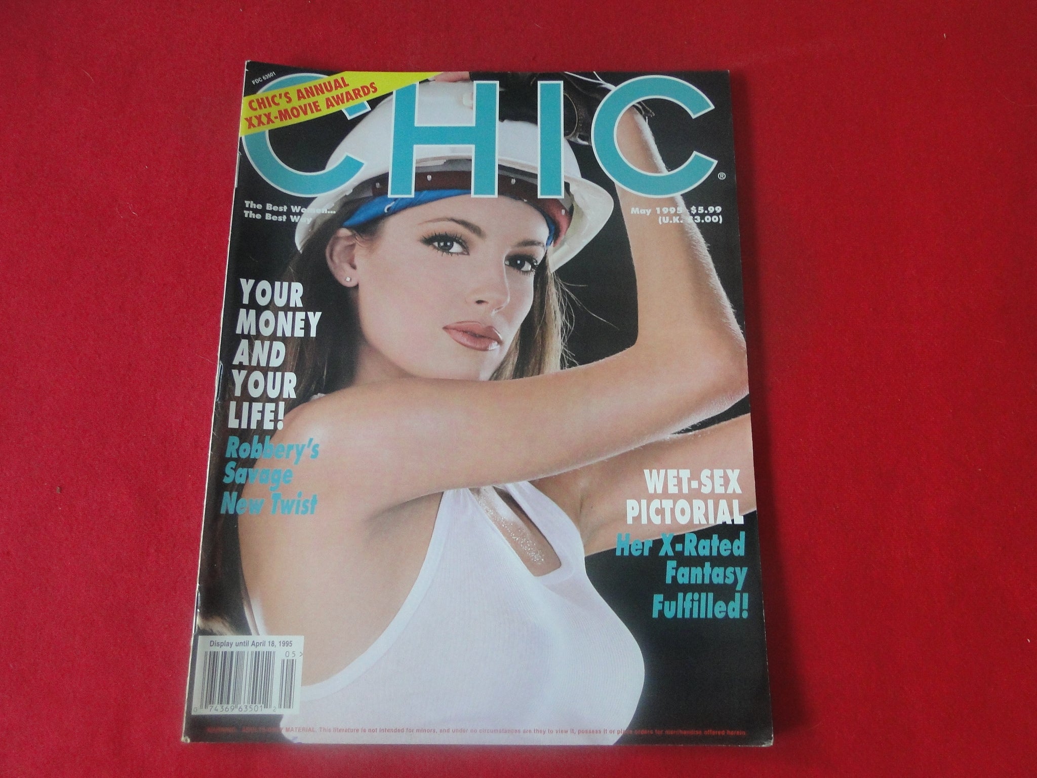 Vintage Nude Erotic Sexy Adult Magazine Chic May 1995 JB2