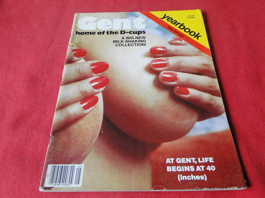 Vintage Nude Erotic Sexy Adult Magazine Gent Yearbook 1980         G20