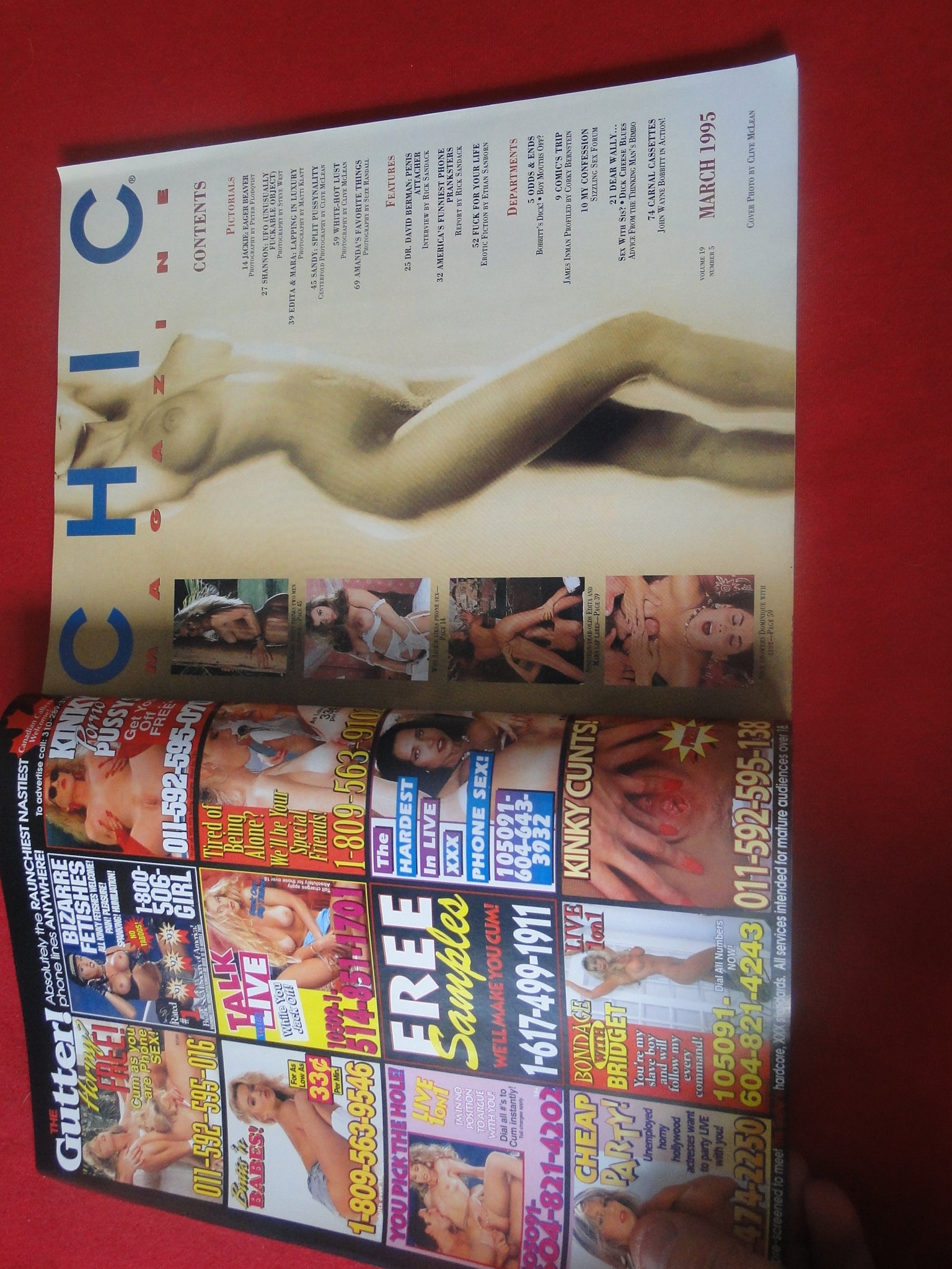 Vintage Nude Erotic Sexy Adult Magazine Chic March 1995 JB6 – Ephemera  Galore