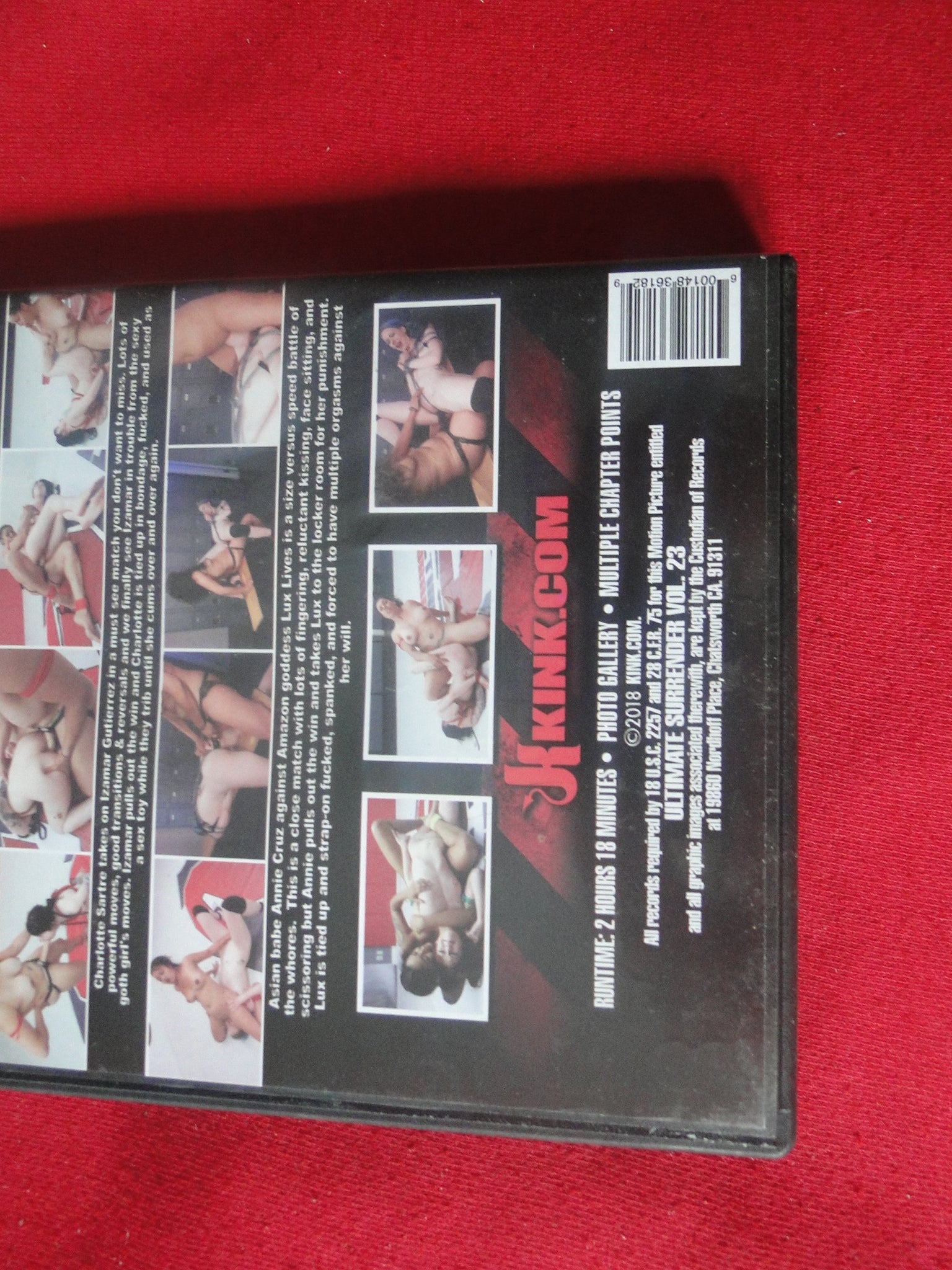 Vintage Adult Erotic Sexy Porn XXX DVD Movie Kink.Com Ultimate Surrend –  Ephemera Galore