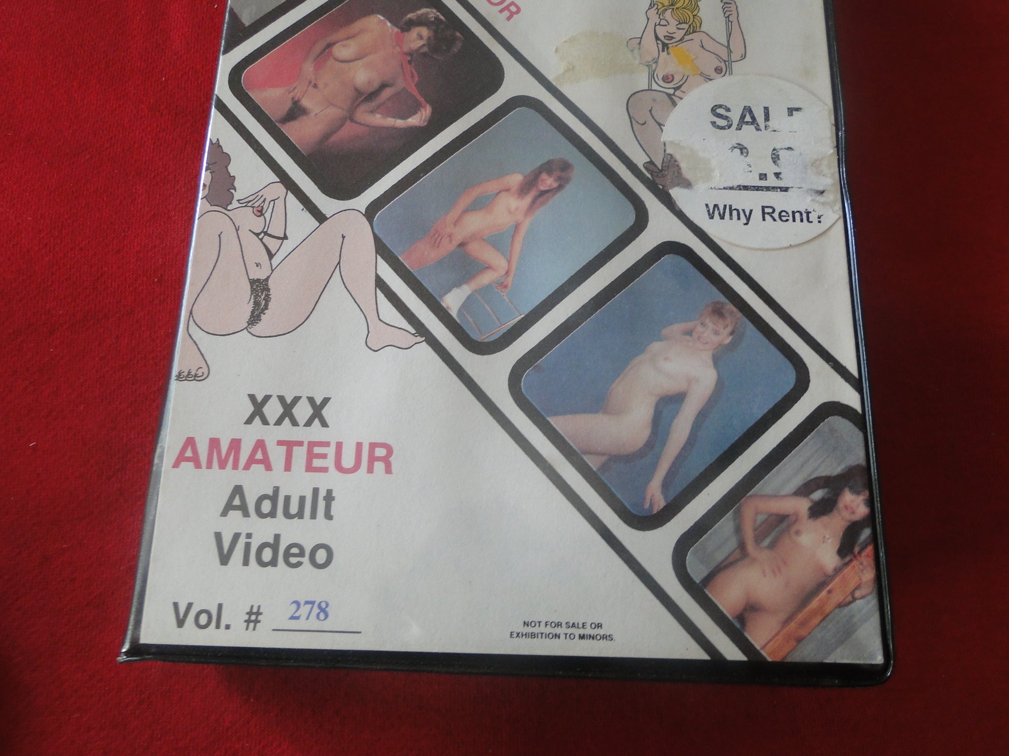 Vintage Adult XXX VHS Porn Tape X-Rated Homegrown Video XXX Amateur X4 –  Ephemera Galore