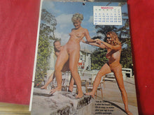 Load image into Gallery viewer, Vintage 1968 Official Nudism Today Calendar 1968 Color Pages         P87
