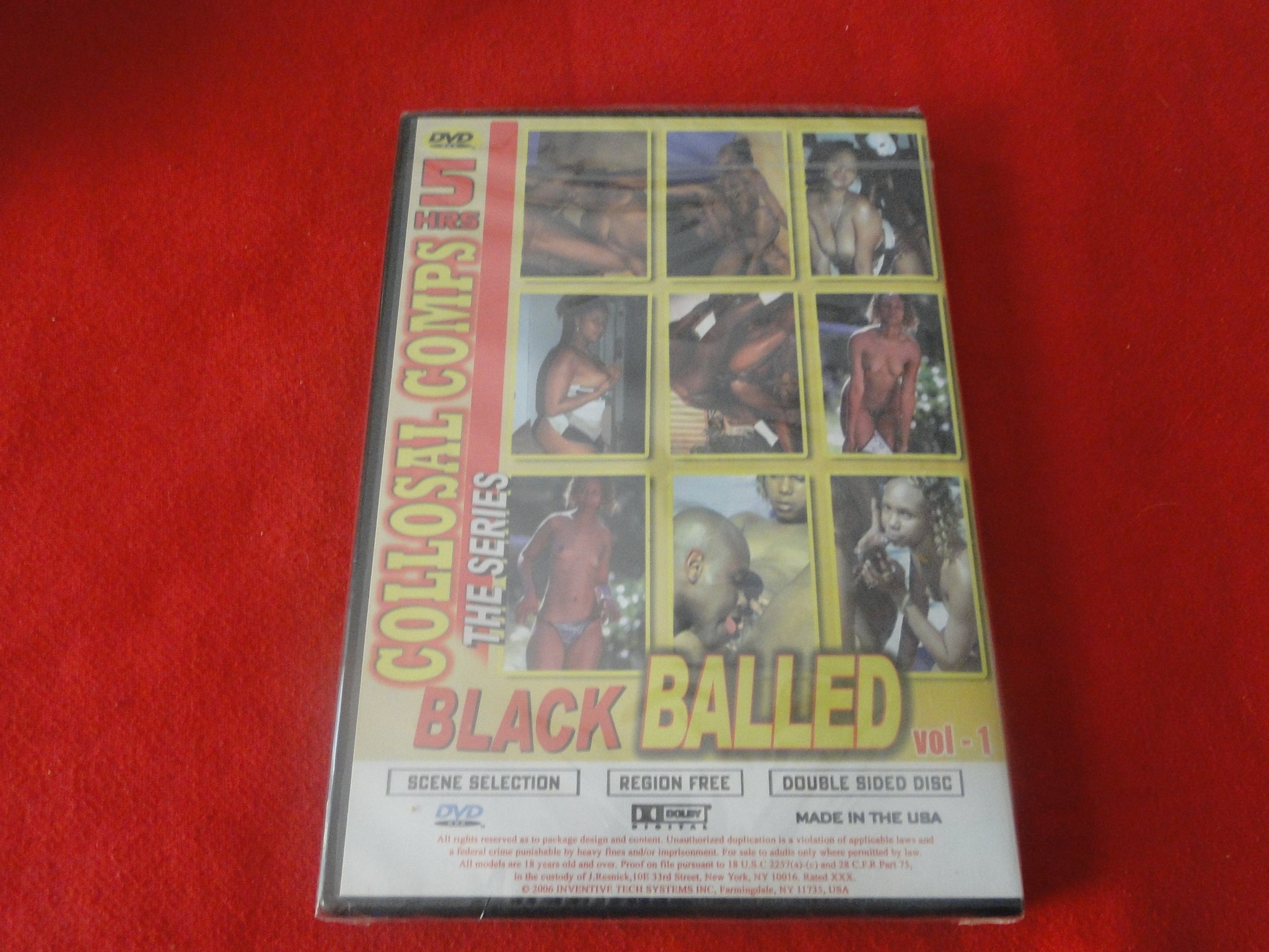 Vintage Adult Porn XXX DVD Movie Black Balled Vol. 1 SEALED 5 Hours B5 –  Ephemera Galore