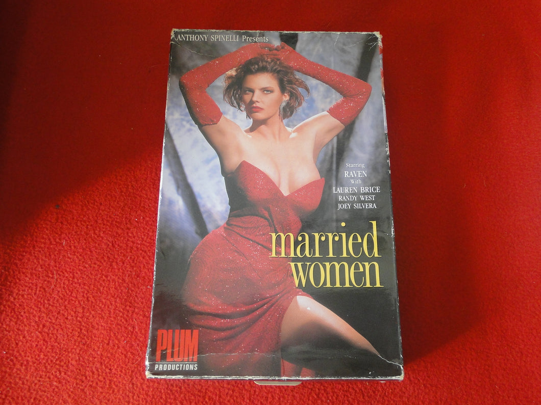 Vintage Adult XXX VHS Porn Tape Movie Married Women Raven Lauren Rice –  Ephemera Galore