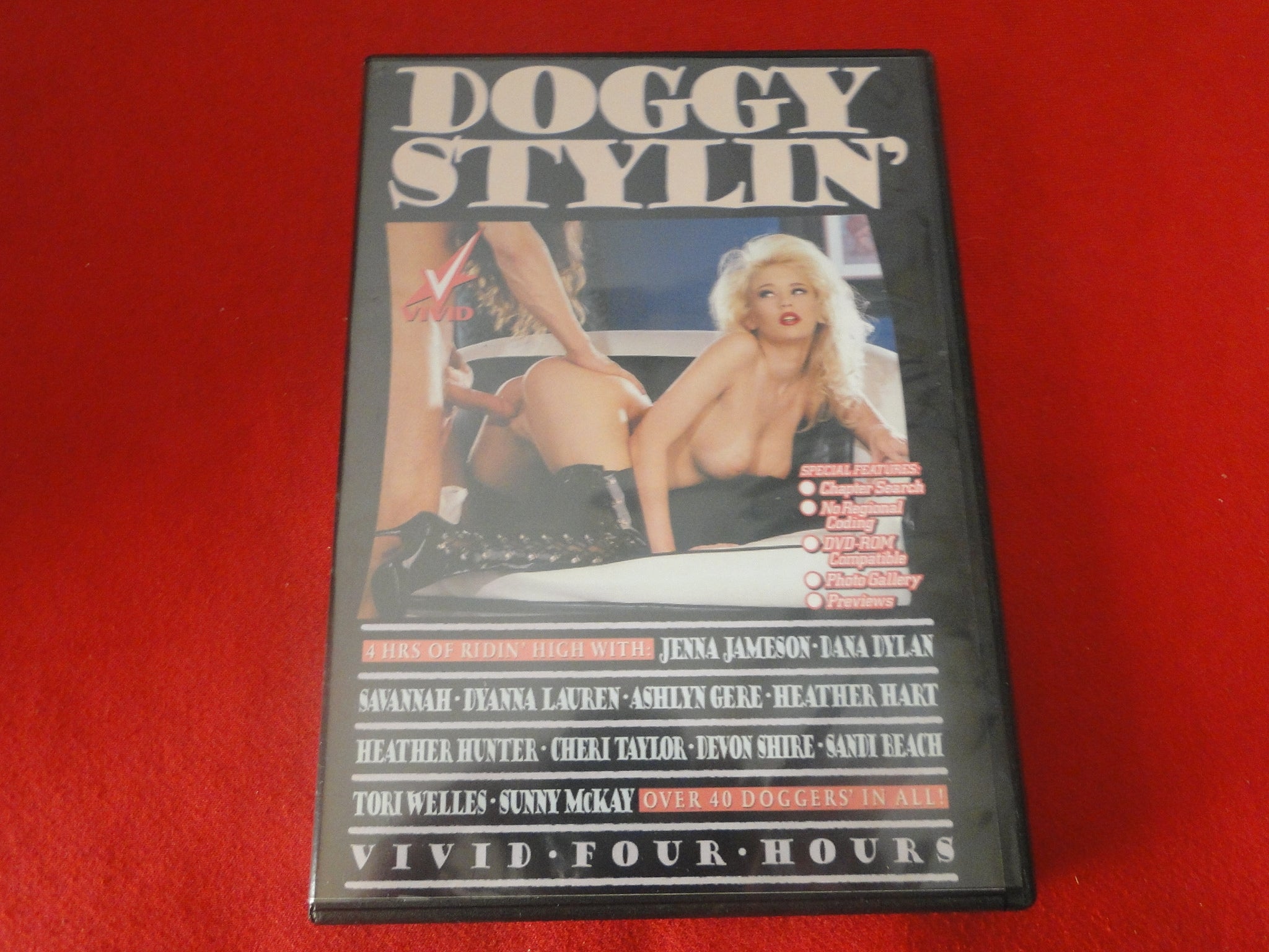 Vintage Adult Erotic Sexy Porn XXX DVD Movie Doggy Stylin Jenna  