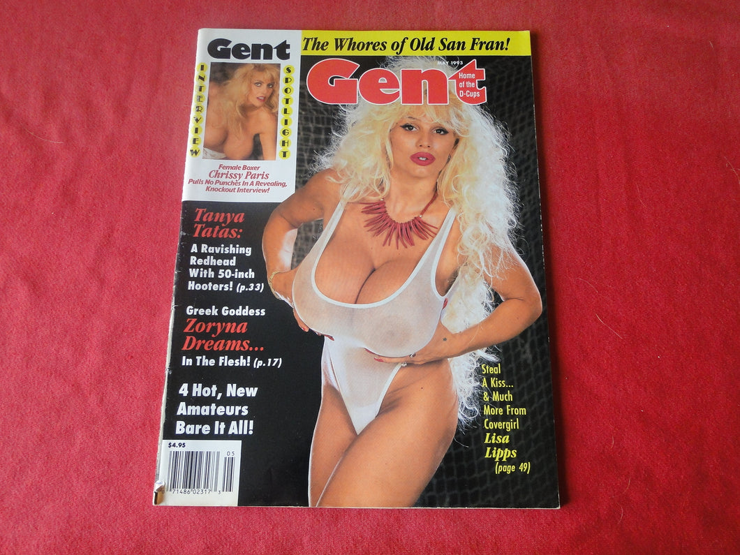 Vintage Nude Erotic Sexy Adult Magazine Gent May 1993 Lisa Lipps P6 –  Ephemera Galore