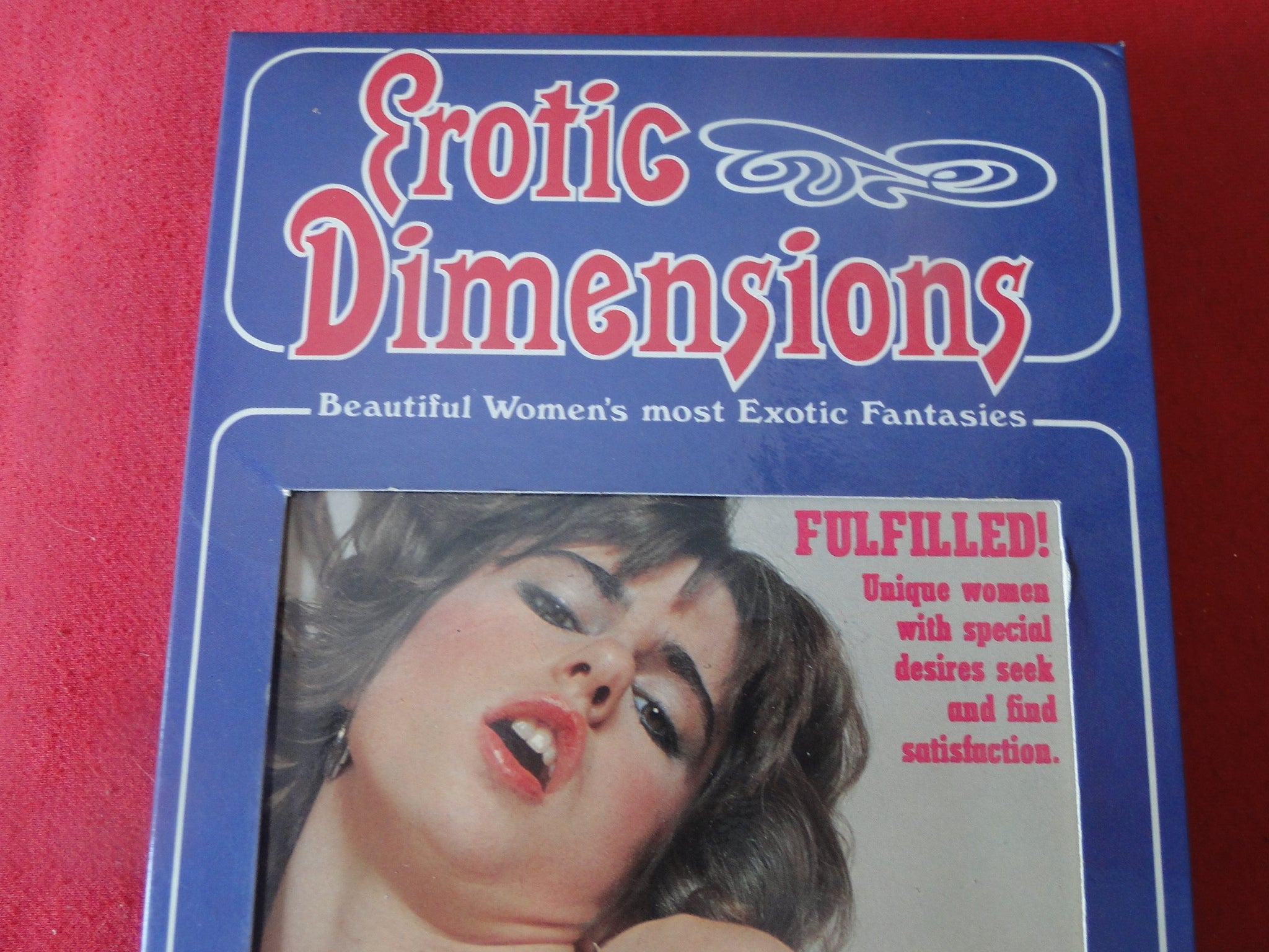 Vintage Adult XXX VHS Porn Tape X-Rated Movie Erotic Dimensions Fulfil –  Ephemera Galore