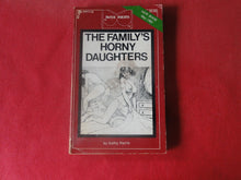 Load image into Gallery viewer, Vintage Erotic Adult Paperback Book/Novel Patch Pokets The Family&#39;s Horny Daughters PB2
