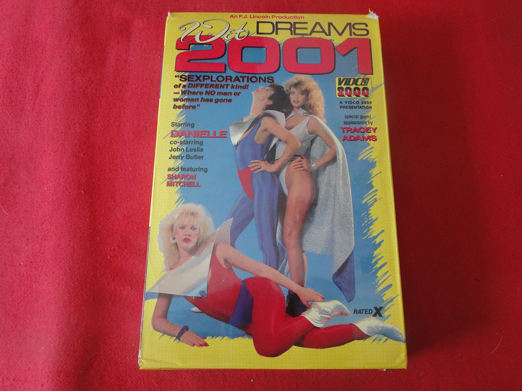 Vintage Adult XXX VHS Porn Tape X-Rated Movie Wet Dreams 2001 Sharon M –  Ephemera Galore