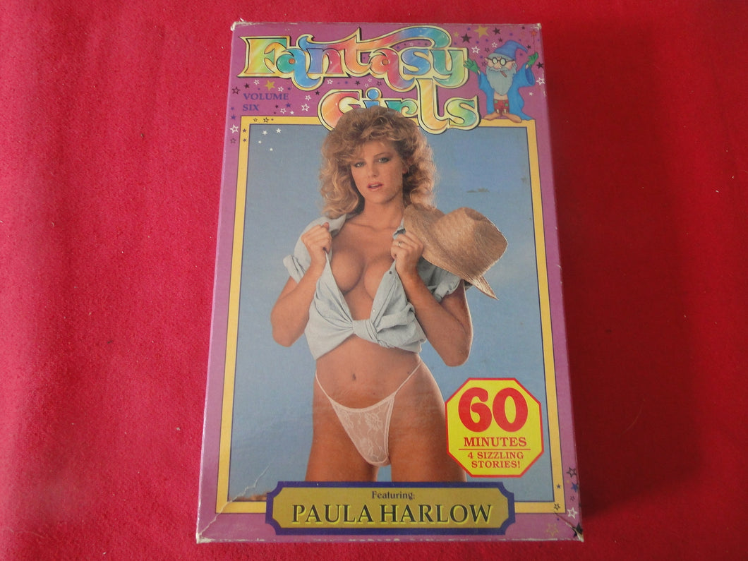 Vintage Adult XXX VHS Porn Tape X-Rated Movie Fantasy Girls Paula Harlow    X5