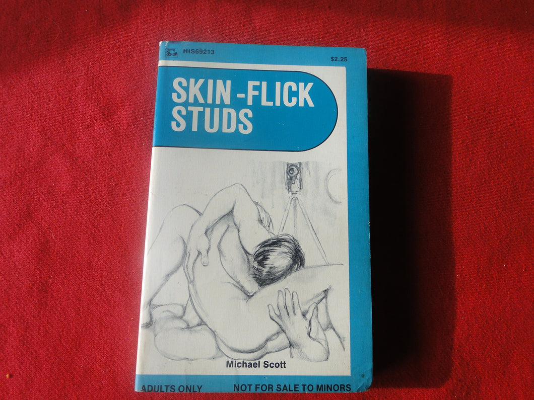 Vintage Adult Paperback Novel/Book Gay Interest Skin Flick Studs        PB1