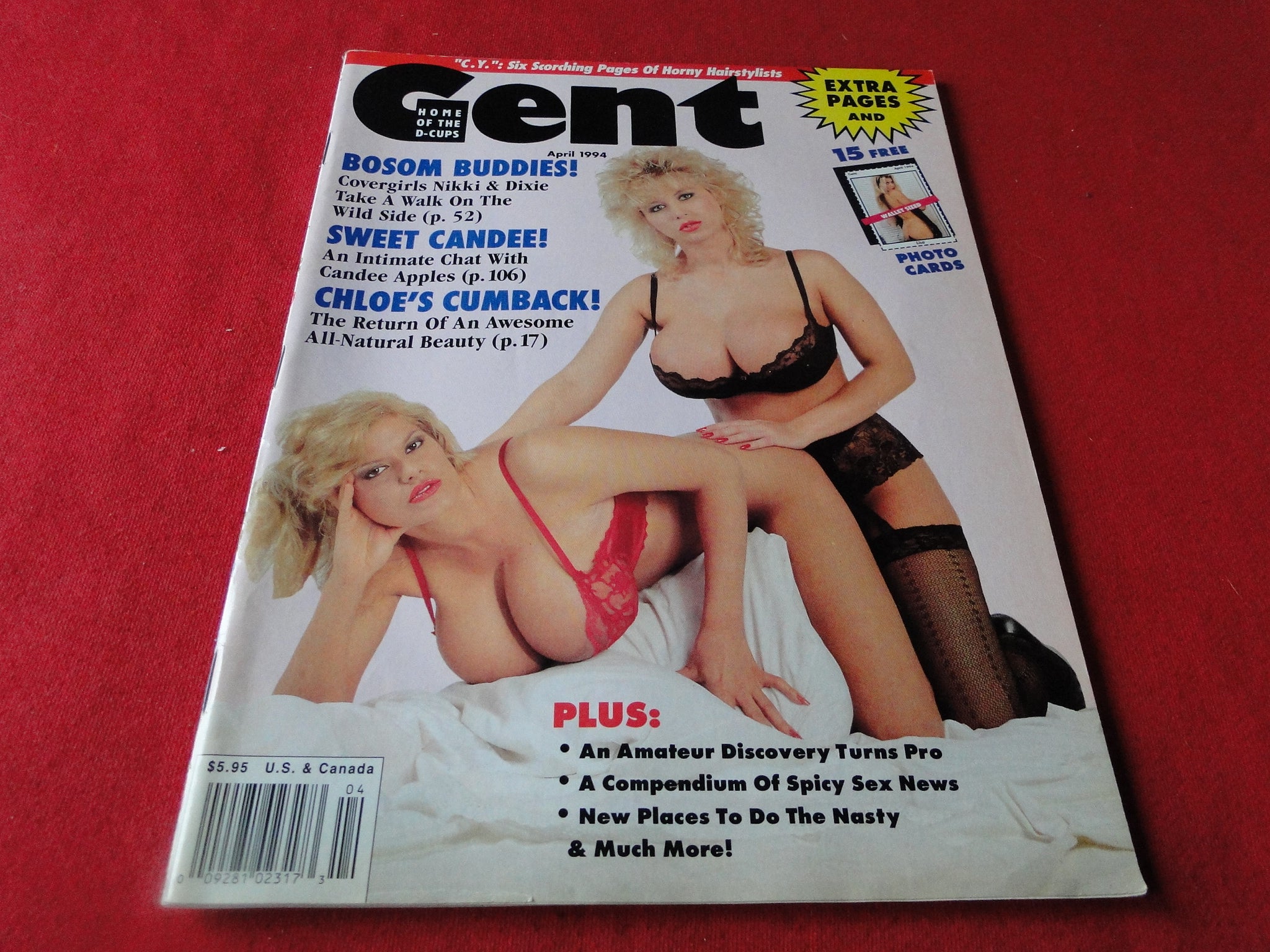 Vintage Nude Erotic Sexy Adult Magazine Gent April 1994 JB15 – Ephemera  Galore