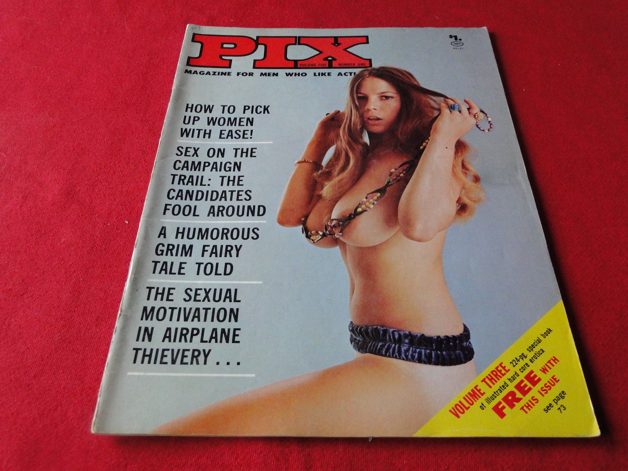 Vintage Nude Erotic Sexy Adult Magazine Pix June 1973 JB15 – Ephemera Galore