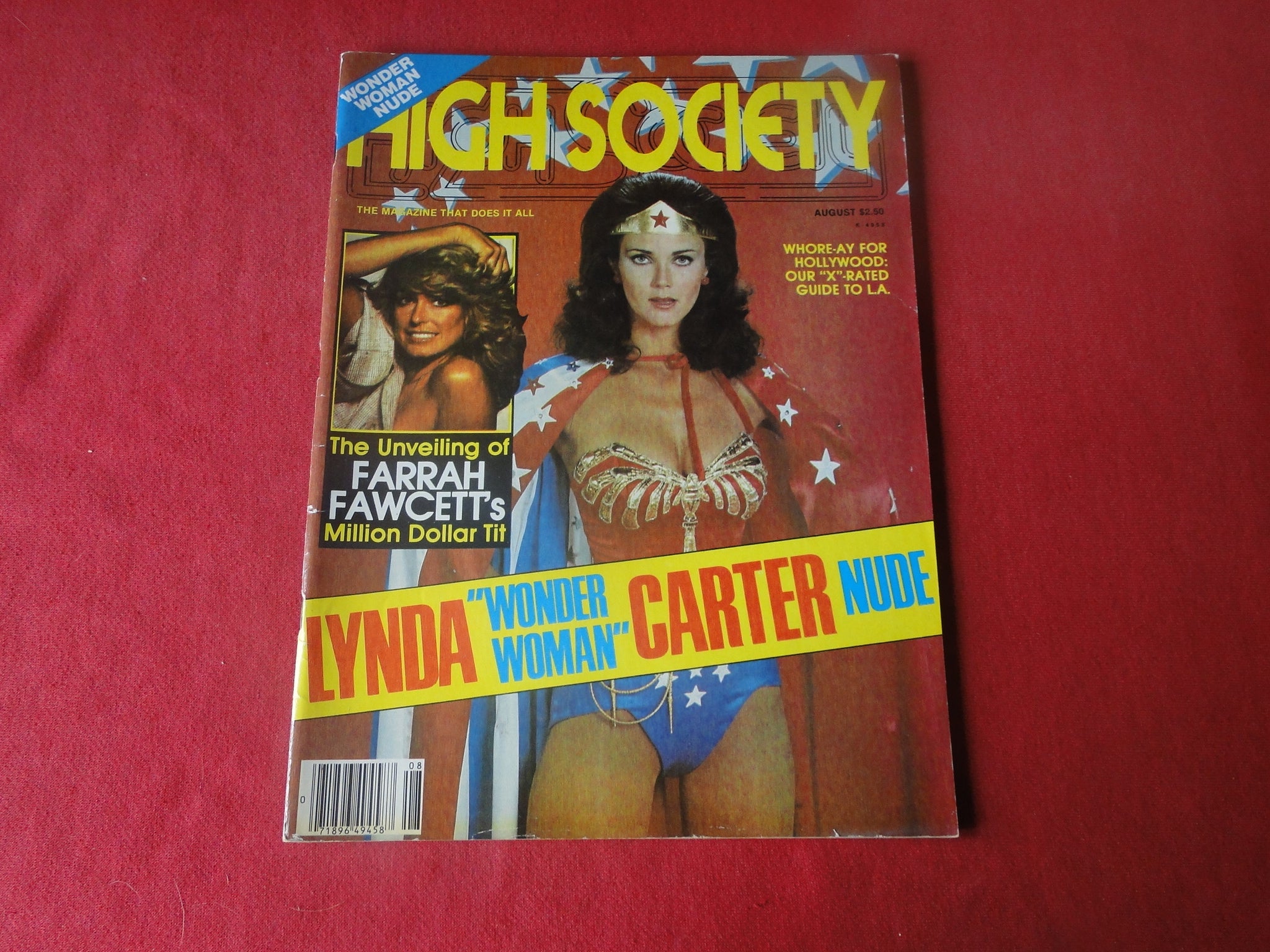 Vintage Nude Erotic Sexy Adult Magazine High Society August 1979 Lynda –  Ephemera Galore