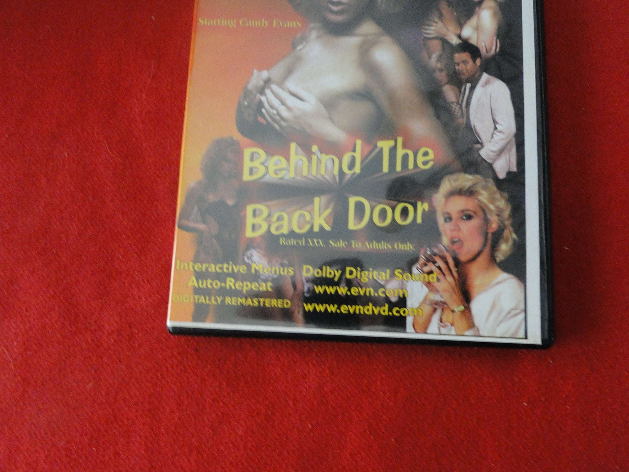 Vintage Adult Erotic Sexy Porn XXX DVD Movie Behind The Back Door Cand –  Ephemera Galore