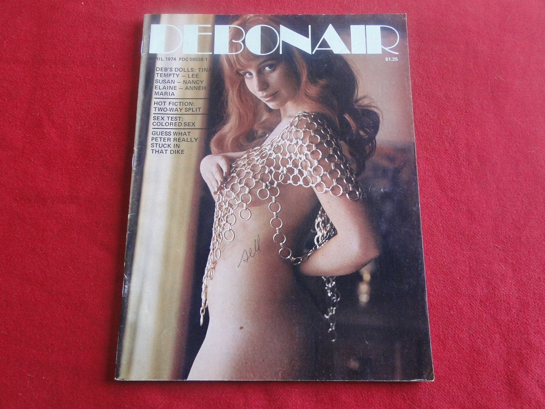 Vintage Nude Erotic Sexy Adult Magazine Debonair April 1974 JB7 – Ephemera  Galore