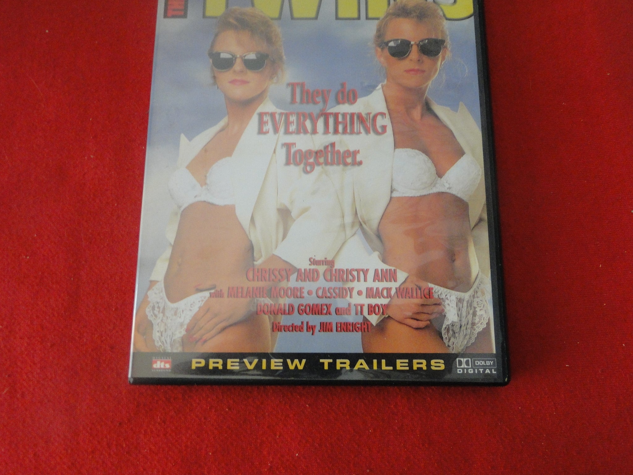 Vintage Adult Erotic Sexy Porn XXX DVD Movie The Anal Twins Chrissy Ch –  Ephemera Galore