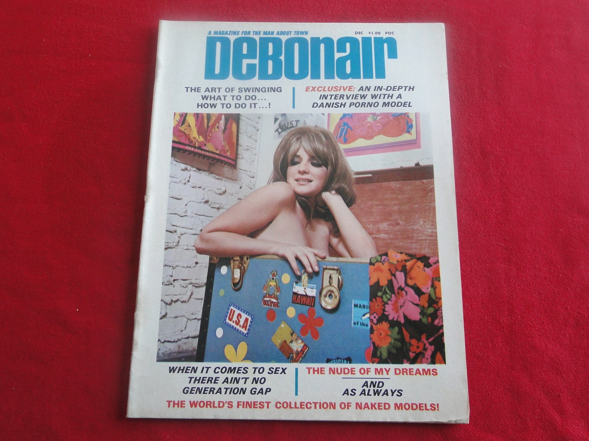 70s Vintage Nude Erotic - Vintage Nude Erotic Sexy Adult Magazine Debonair December 1970 JB7 â€“  Ephemera Galore