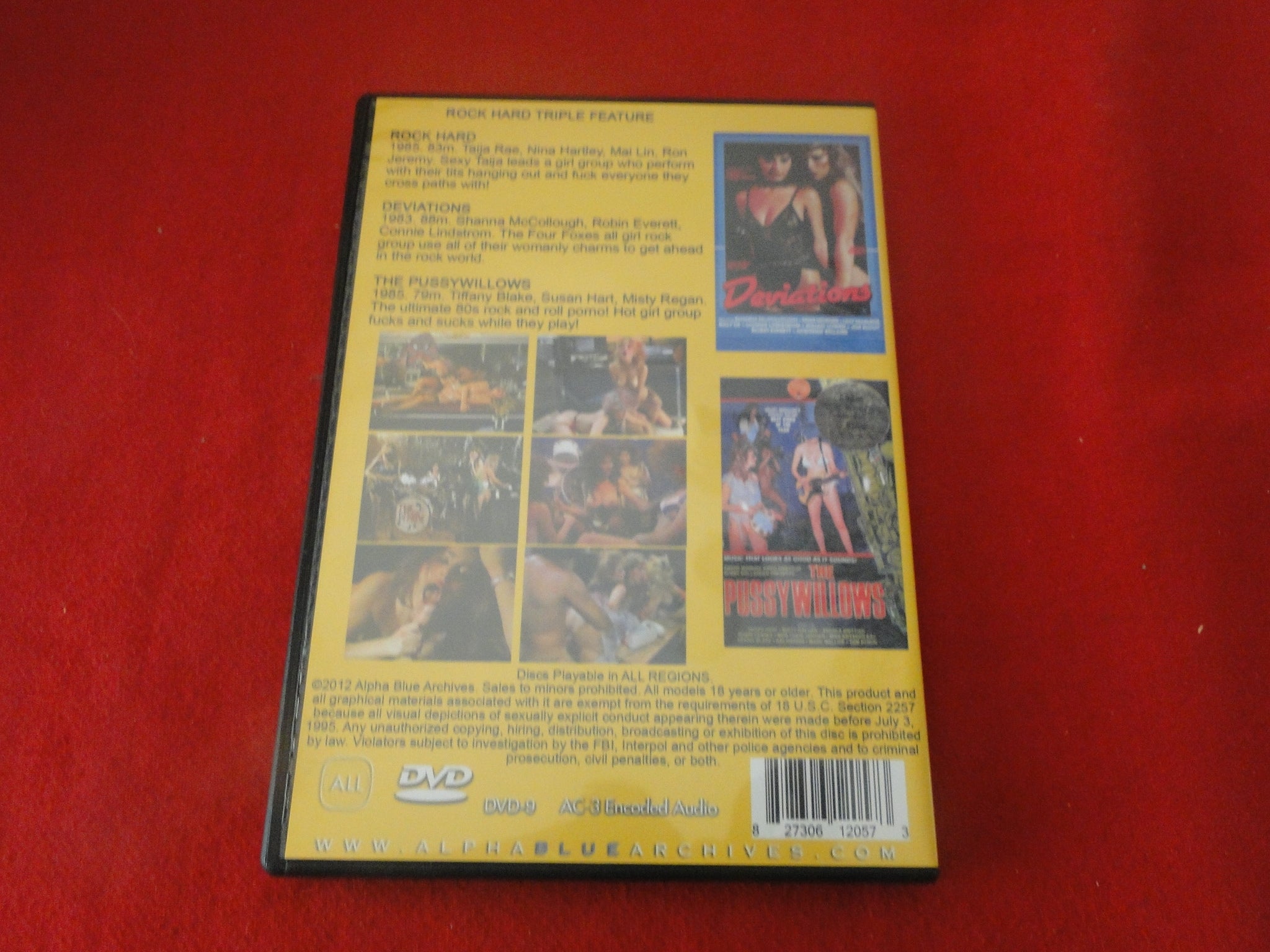 Vintage Adult Erotic Sexy Porn XXX DVD Movie Rock Hard Triple Feature –  Ephemera Galore