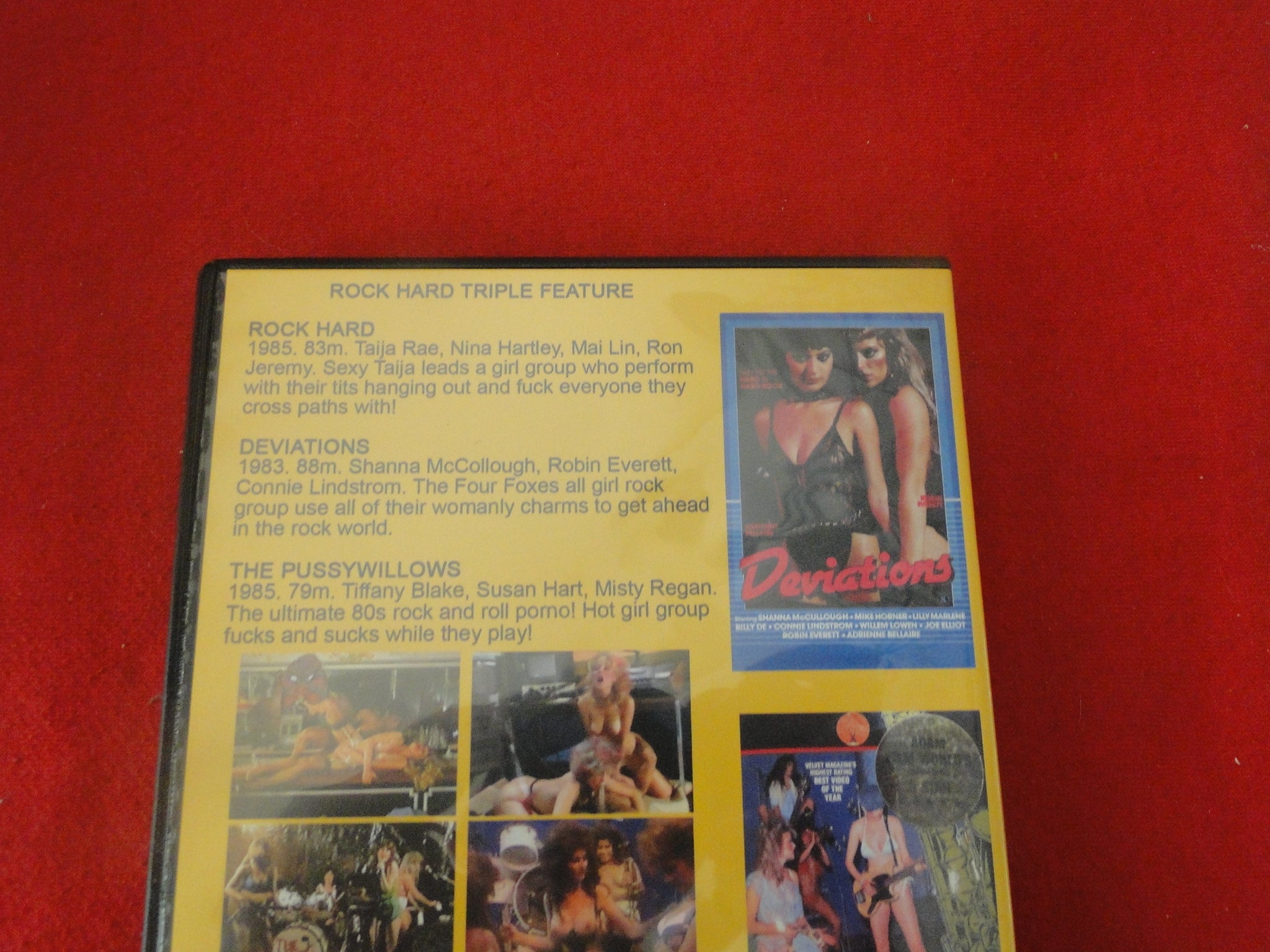 Vintage Adult Erotic Sexy Porn XXX DVD Movie Rock Hard Triple Feature –  Ephemera Galore