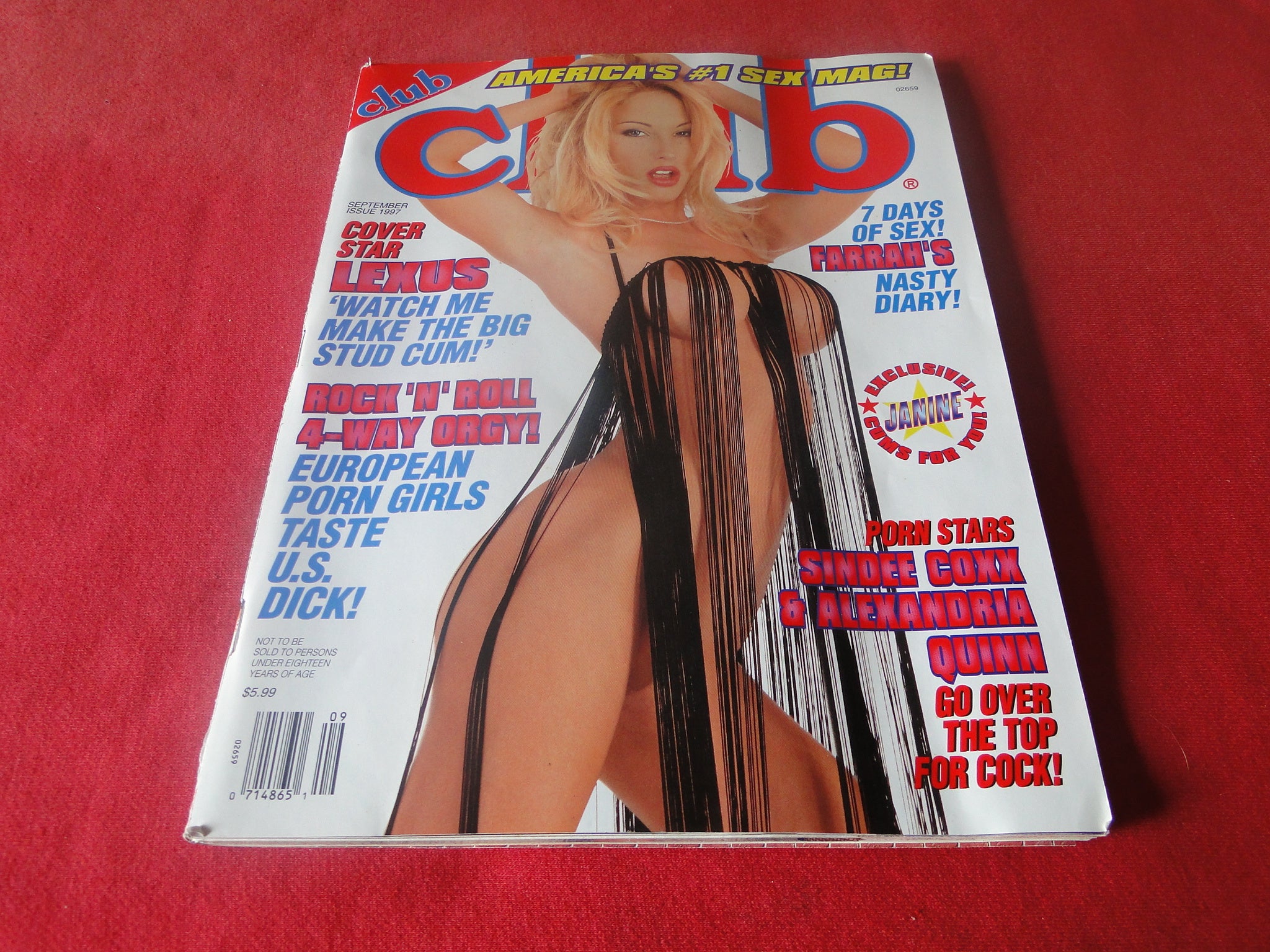 Vintage Nude Erotic Sexy Adult Magazine Club Sept. 1997 P95 – Ephemera  Galore