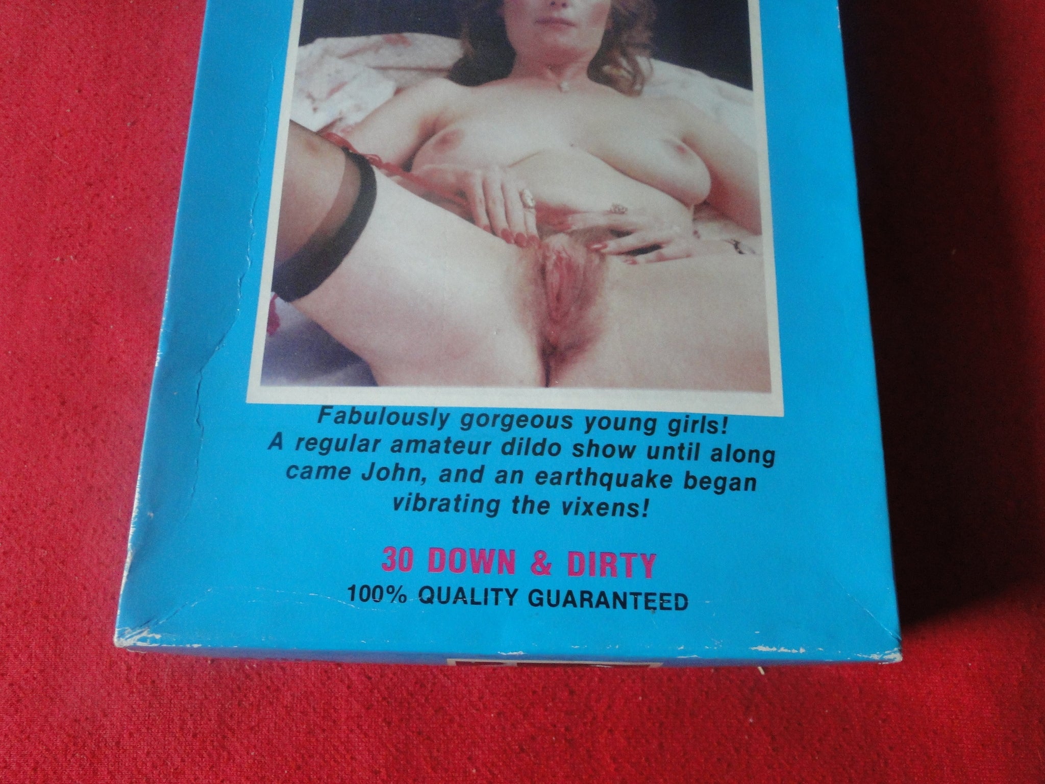 Vintage Adult XXX VHS Porn Tape Movie Vibrating Vixen X7 – Ephemera Galore