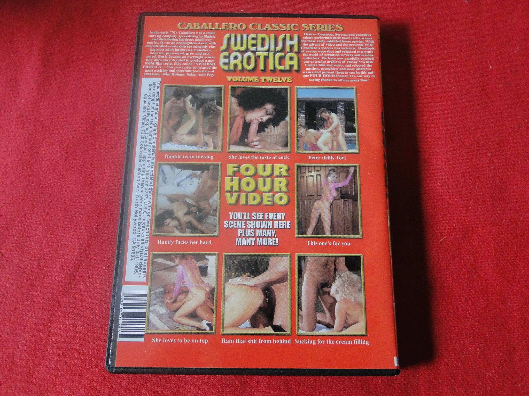 Vintage Erotic Sexy Adult DVD XXX Movie Swedish Erotica Tori Welles A2 –  Ephemera Galore