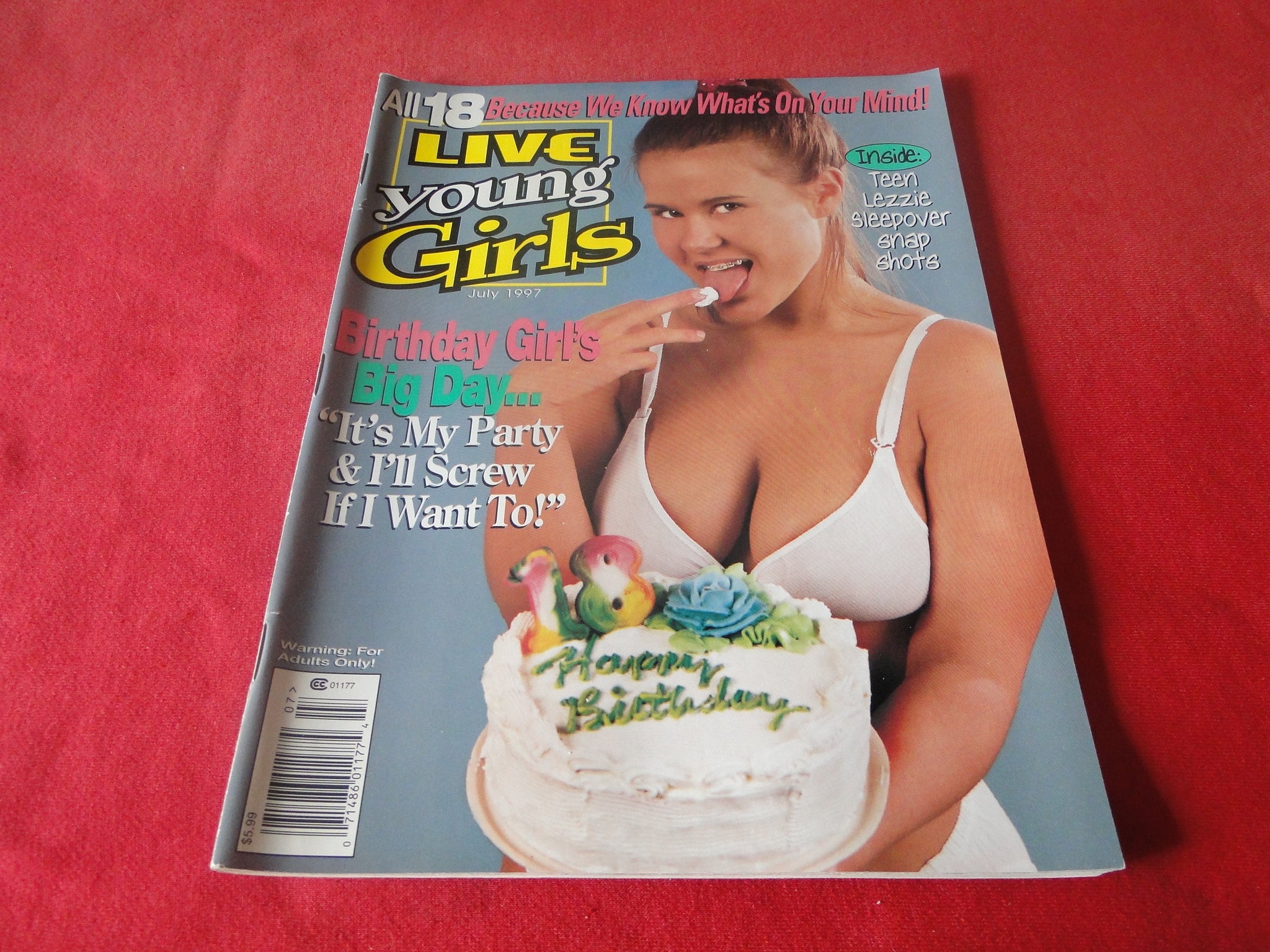 Vintage Nude Erotic Sexy Adult Magazine Live Young Girls July 1997 53 –  Ephemera Galore