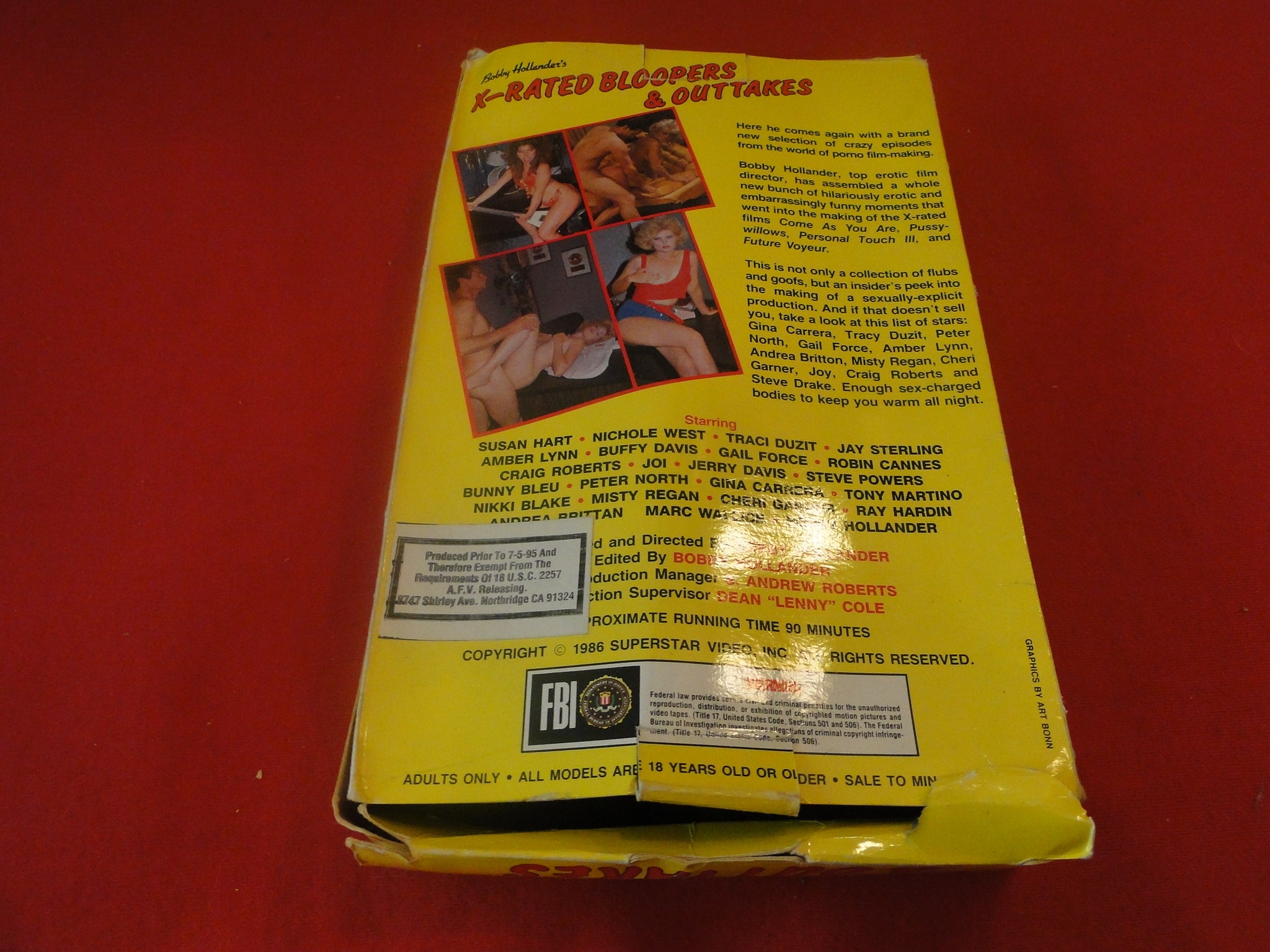 Vintage Adult XXX VHS Porn Tape X-Rated Bloopers & Outtakes Peter Nort –  Ephemera Galore