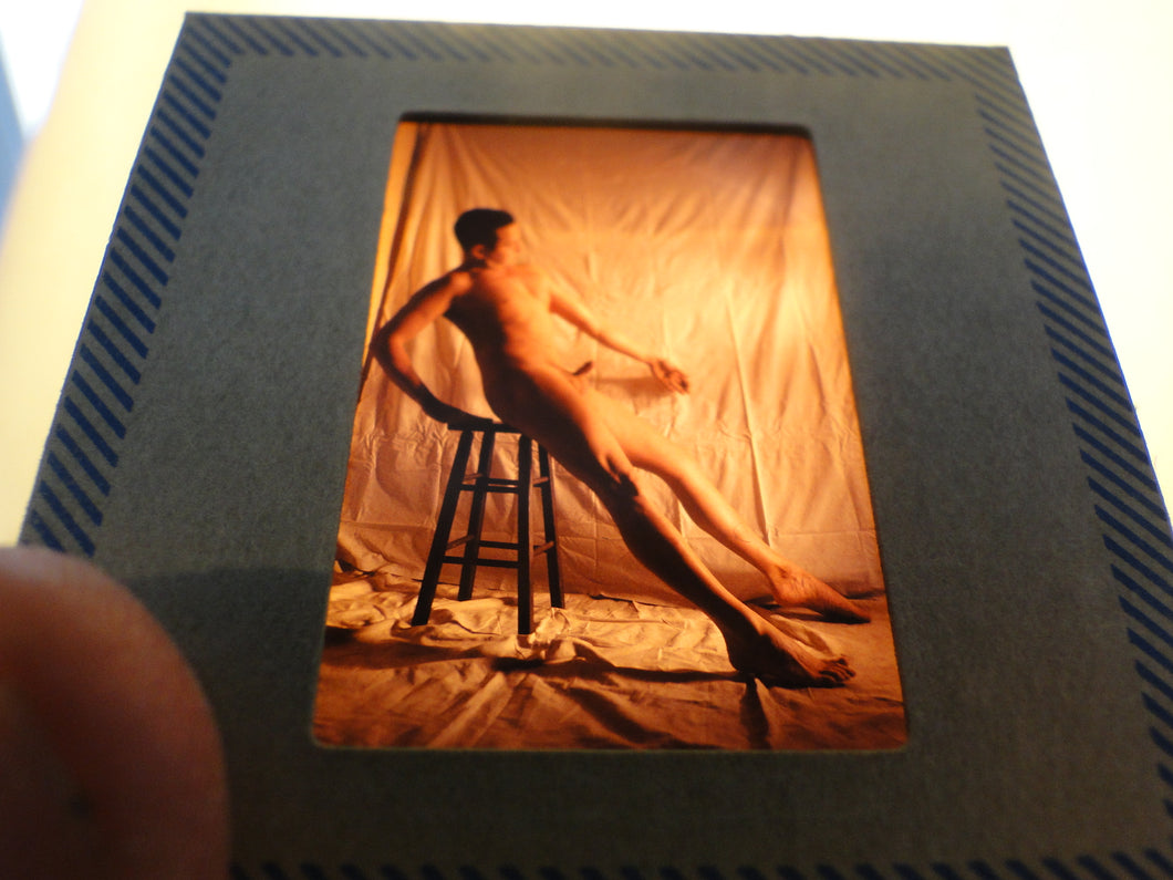Vintage 1960s Nude Gay Slide MIchigan Artist Mizer Protege  GS41