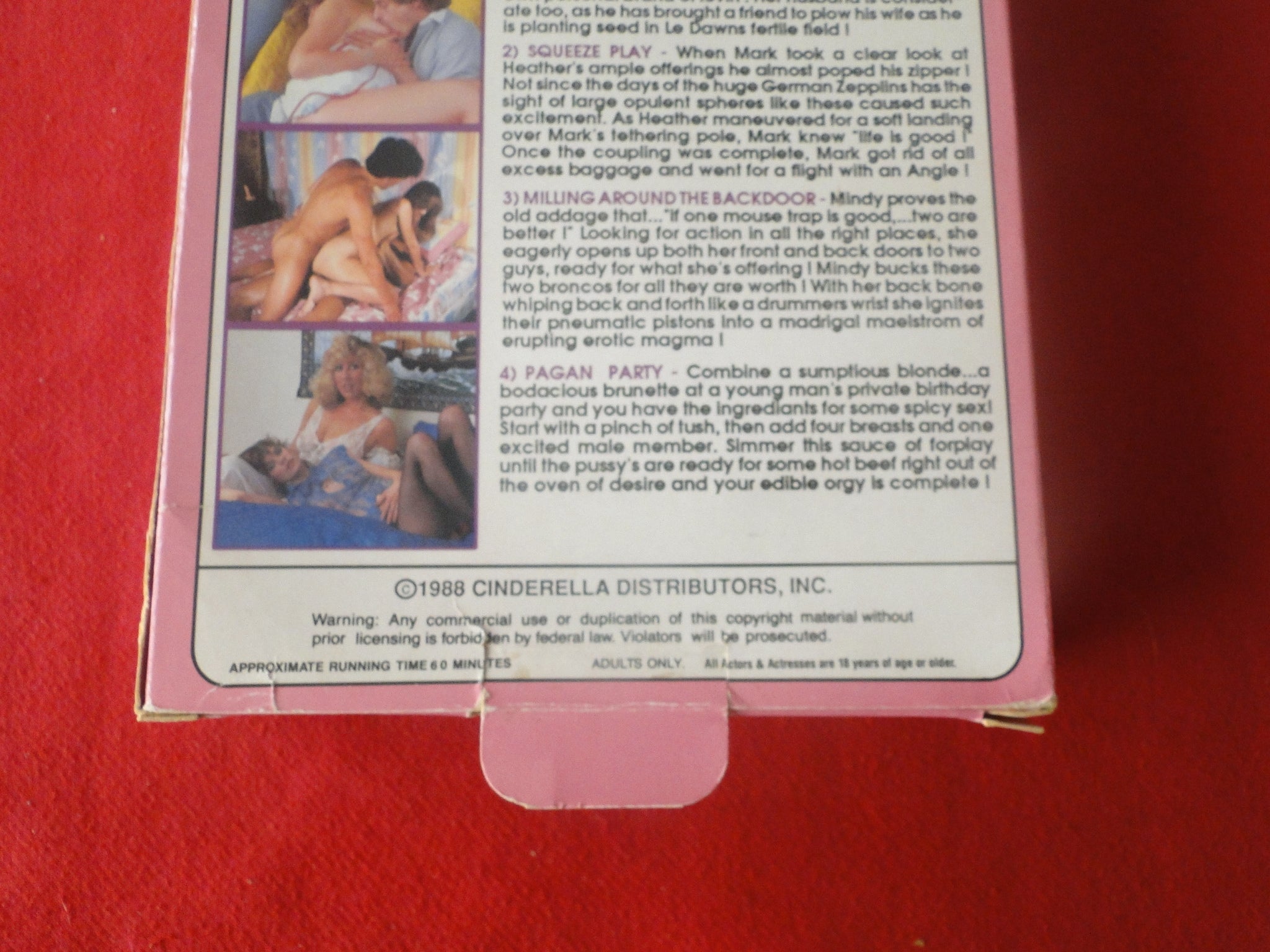 Vintage Adult XXX VHS Porn Tape X-Rated Movie Big Melons Vol. 19 X5 –  Ephemera Galore