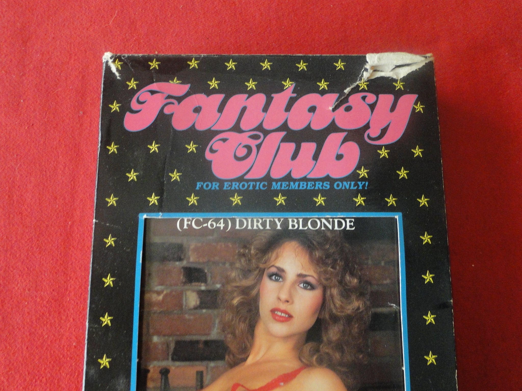 Vintage Adult XXX VHS Porn Tape X-Rated Movie Fantasy Club Dirty Blond –  Ephemera Galore